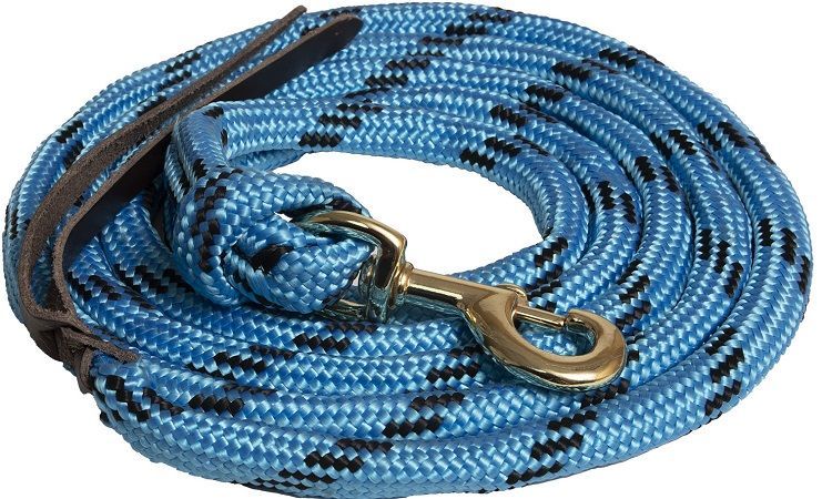 Poly Cowboy Lead 9' Black/Turquoise