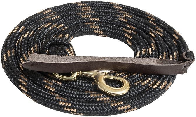 Poly Cowboy Lead 9' Black/Tan