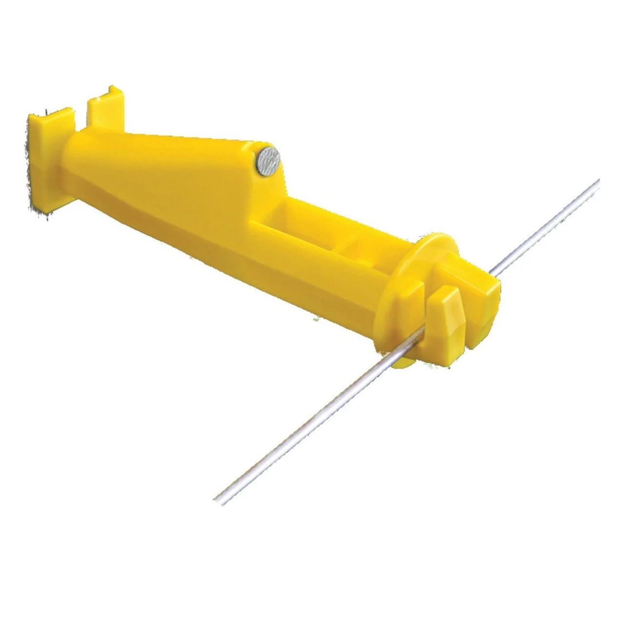 Patriot Wood Post 5&quot; Slant Insulator Yellow 25PK