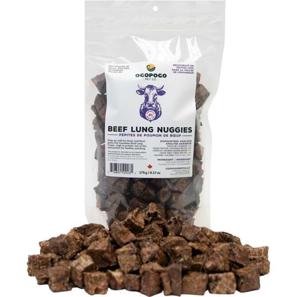 Ogopogo Beef Lung Nuggies 175GM