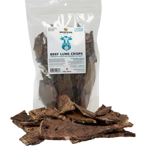 Ogopogo Beef Lung Crisps 250GM