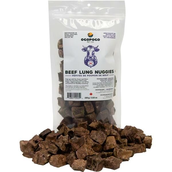 Ogopogo Beef Lung Nuggies 100GM