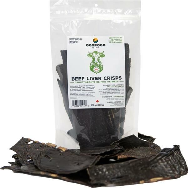 Ogopogo Beef Liver Crisps 250GM