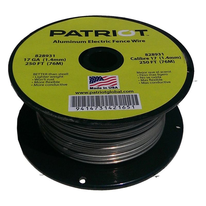 Patriot Aluminum Wire 17G 250'