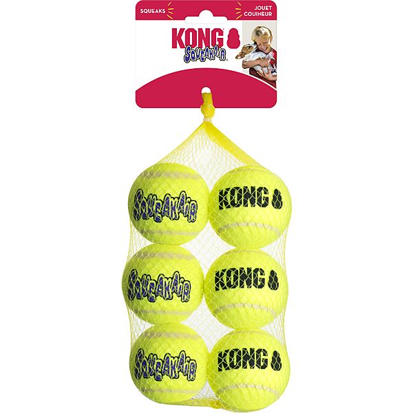 Kong SqueakAir Balls Medium 6PK