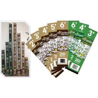 MyGarden Bamboo Stakes Natural 3' 25PK