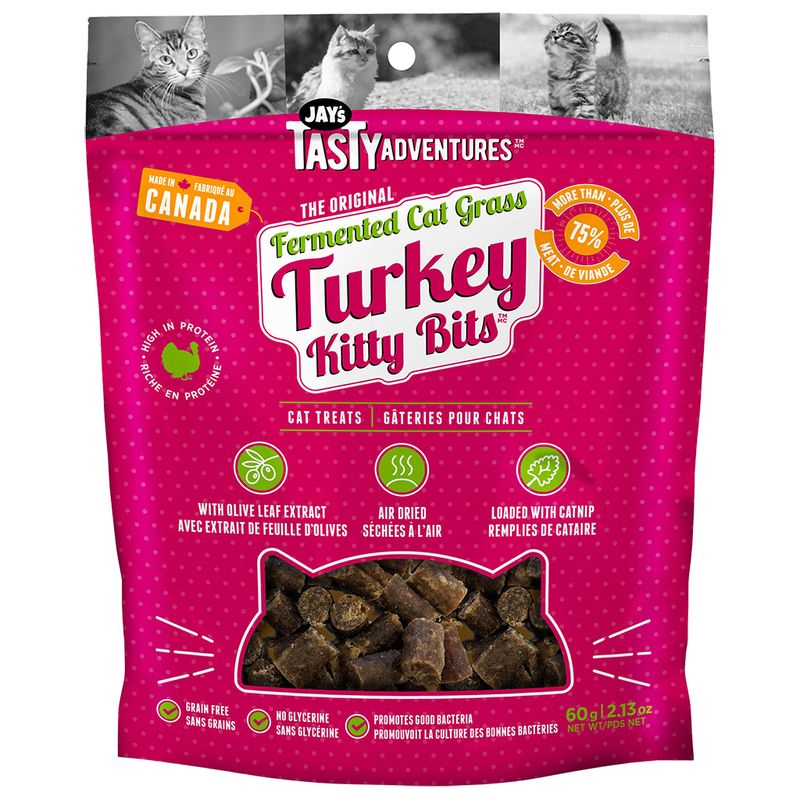 Jay's Kitty Bits 60G Turkey