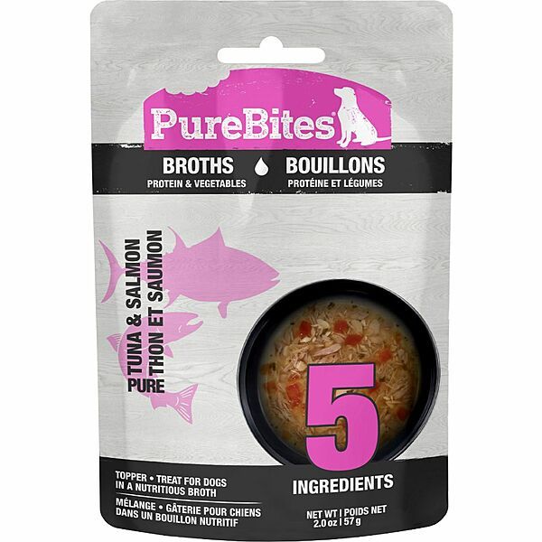PureBites Broth Tuna, Salmon &amp; Vegetables [DOG] 57GM