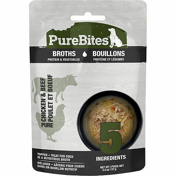 PureBites Broth - Chicken, Beef &amp; Vegetables [DOG] 57GM
