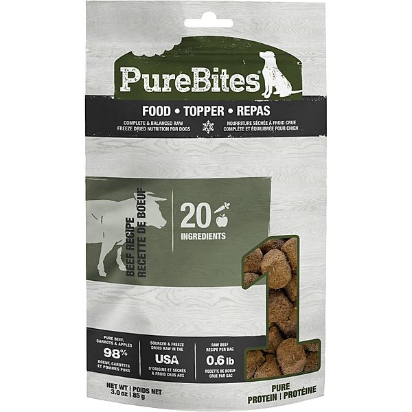PureBites Freeze Dried Food/Topper Beef [DOG] 85GM