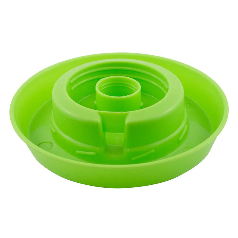 Tuff Stuff Enclosed Poultry Drinker Base 1 QT Green