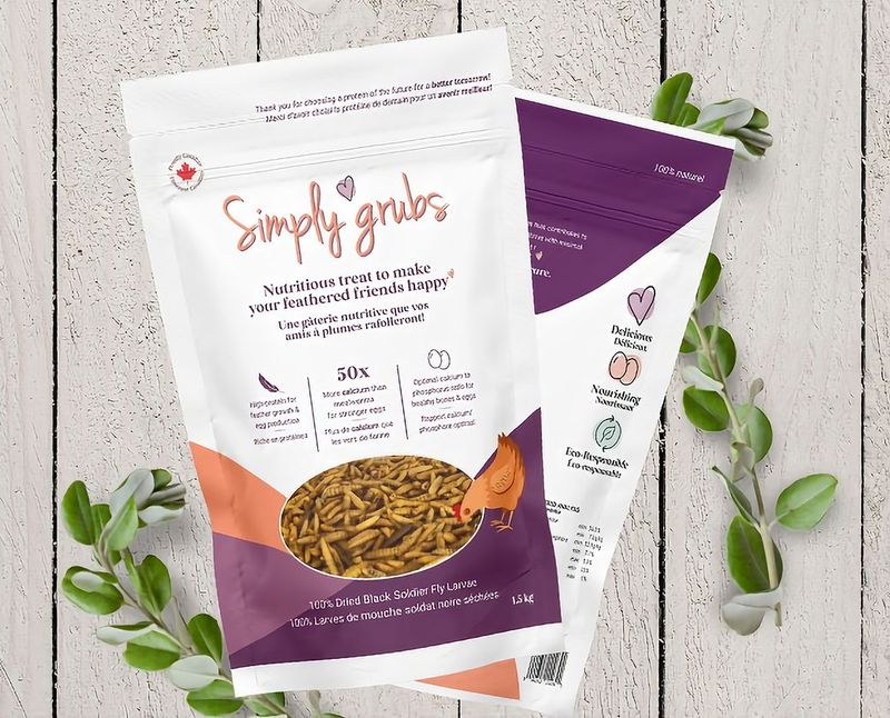 Simply Grubs Dried Black Soldier Fly Larvae 1.5KG