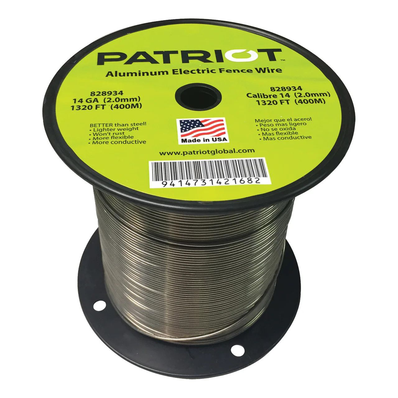 Patriot Aluminum Wire 17G 1320'