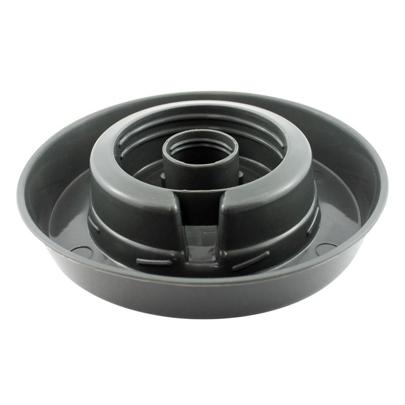 Tuff Stuff Enclosed Poultry Drinker Base 1 QT Grey