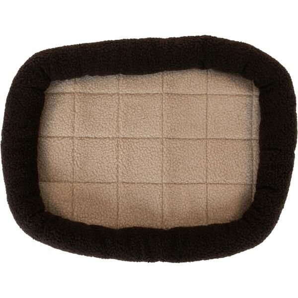 Relax Sherpa Bolster Mat 2tone Brown 24" x 18"