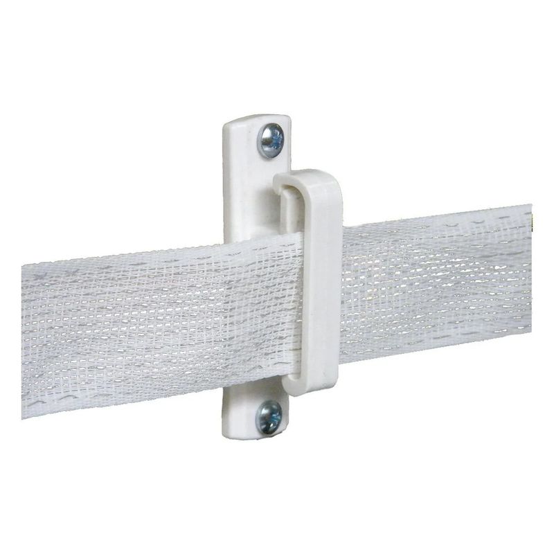 Patriot White Wood Post Wide Tape Insulator 25PK