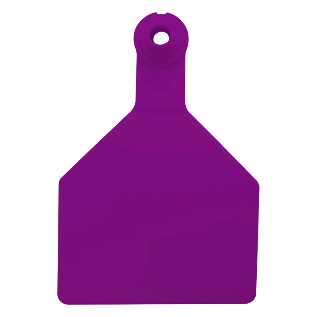 DISCOUNTED 19 PKG - Stockman Z2 Tags 2PC Blank Cow Purple 19 PKG