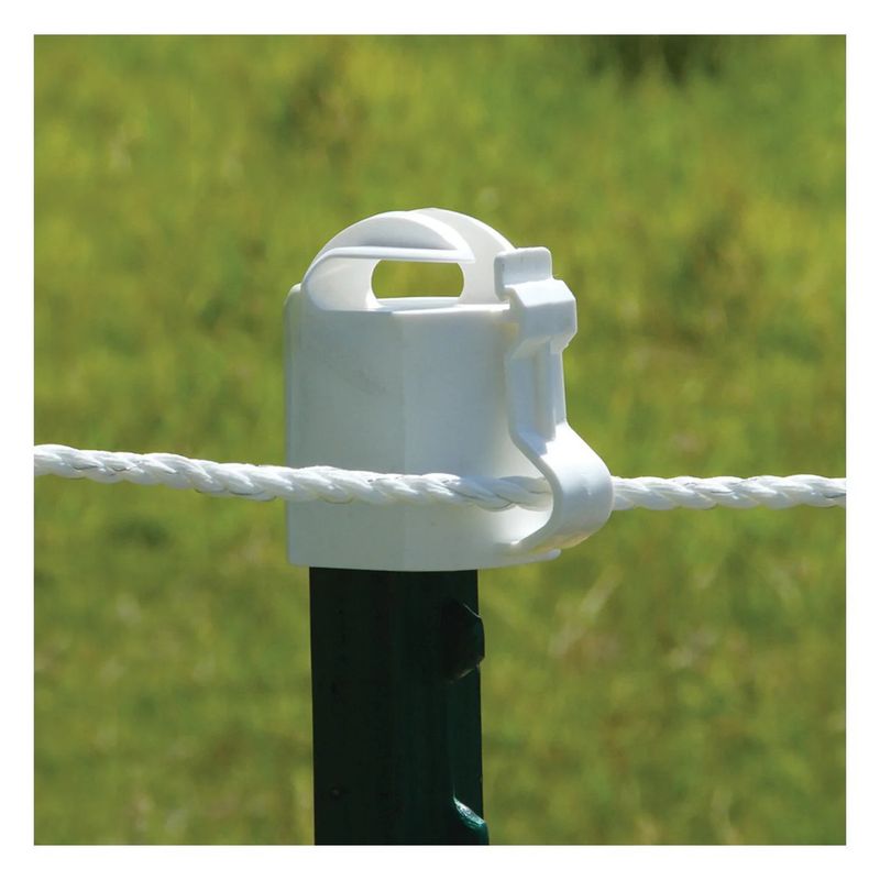Patriot White T-Post Topper Insulator 10PK