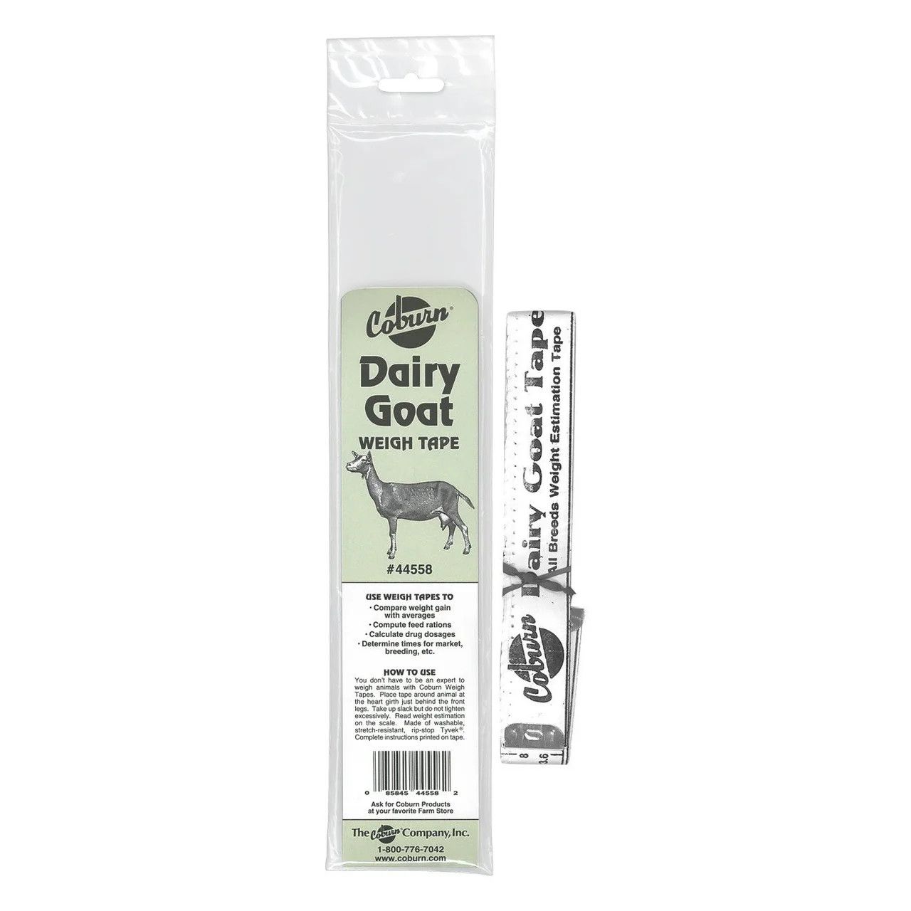 Coburn Dairy Goat Weight Tape