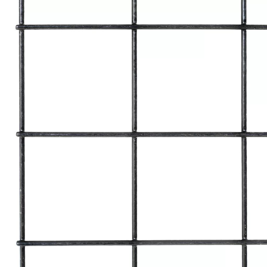 Black PVC Welded Mesh Panel 4&#39; X 8&#39; (4&quot; X 4&quot;)