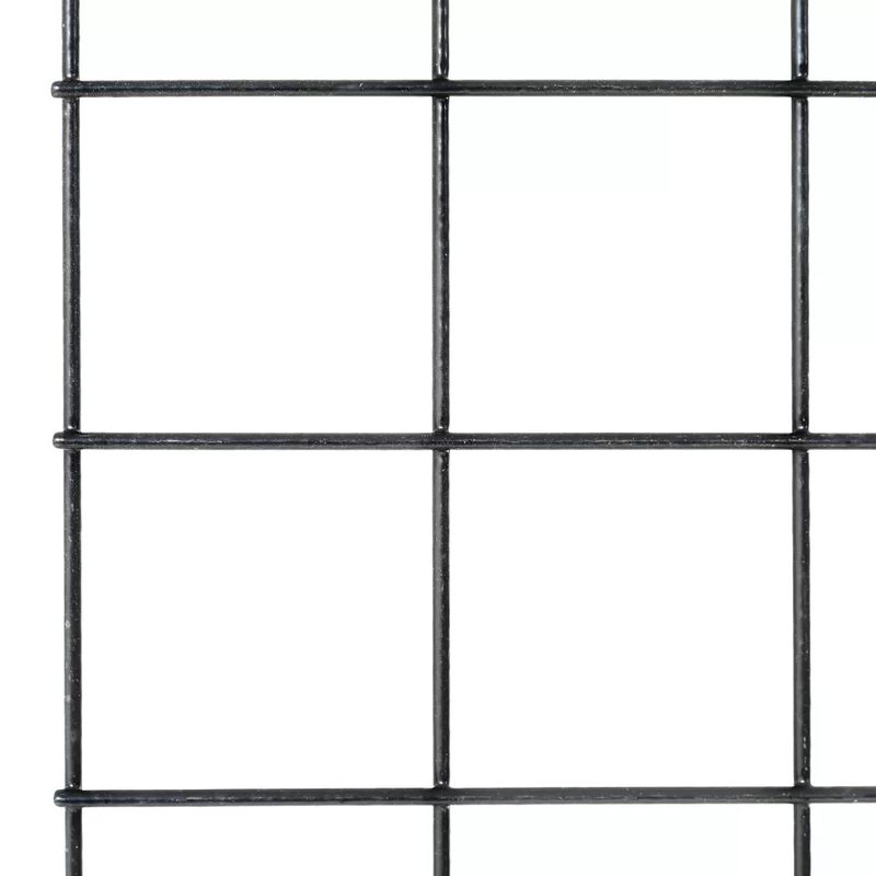 Black PVC Welded Mesh Panel 4&#39; X 8&#39; (4&quot; X 4&quot;)
