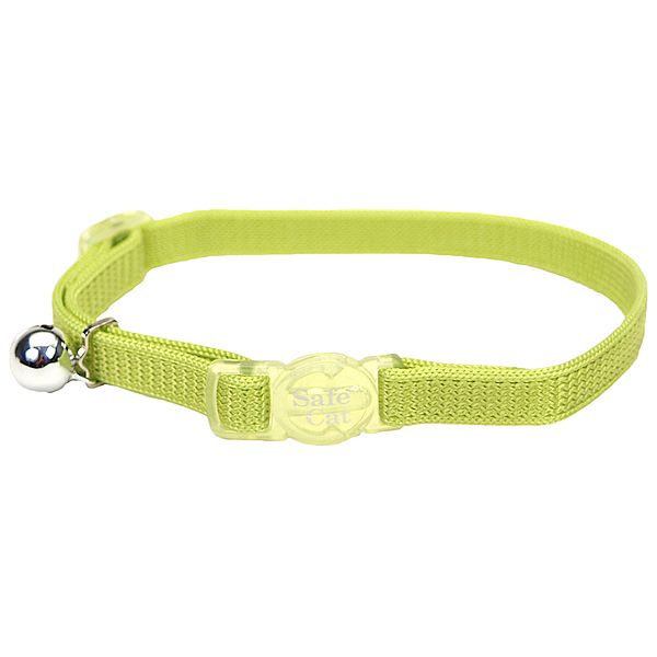 Safe Breakaway Collar 8-12" X 3/8" Lime