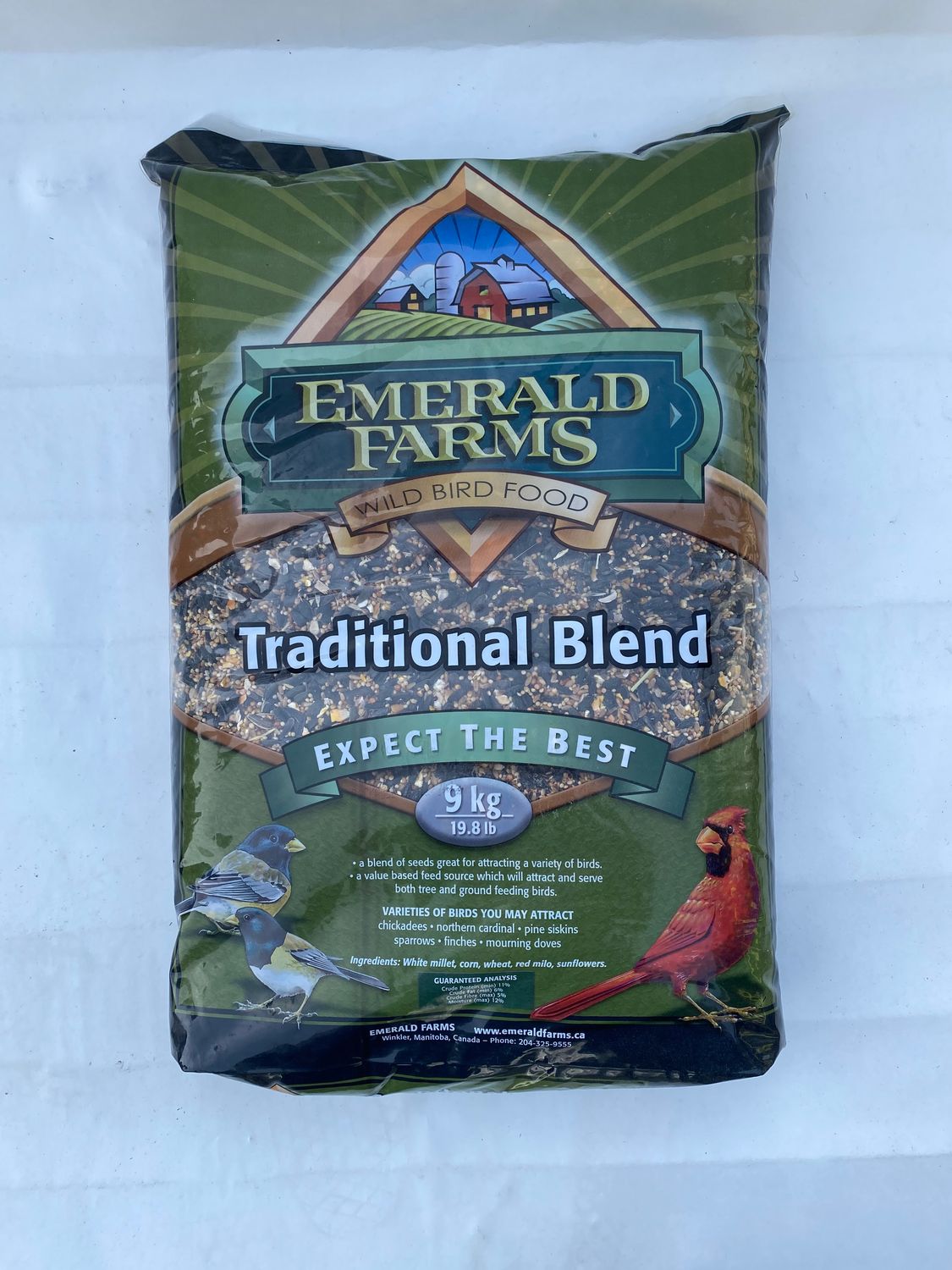 Emerald Wild Bird Seed Traditional Blend 9 KG