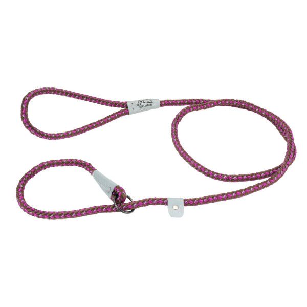 K9 Explorer Reflective Braided Rope Slip Leash Orchid 6'