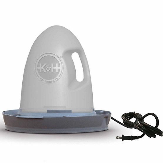 K&amp;H Heated Thermo-Poultry Waterer 2.5 GAL 60W