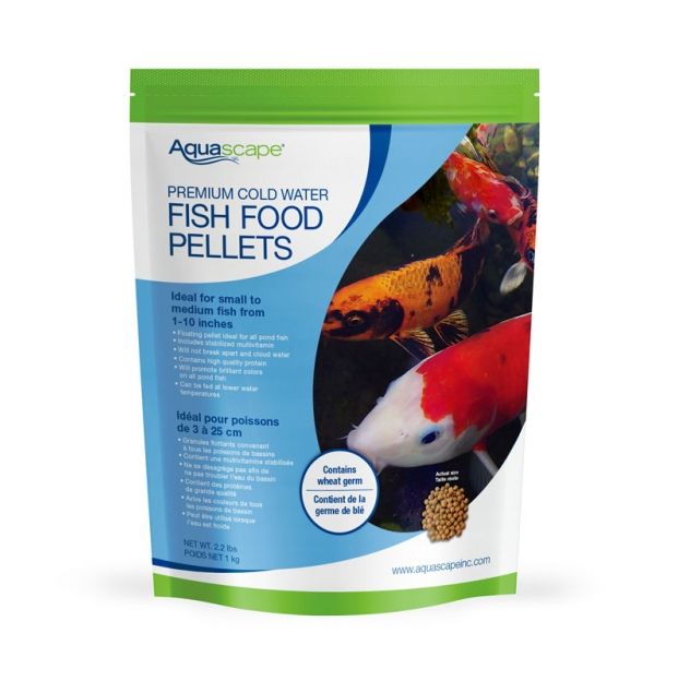 Aquascape Premium Cold Water Fish Food Pellets 1kg