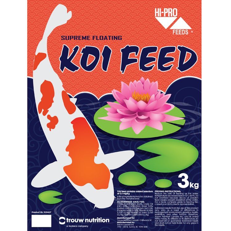Supreme Floating Koi Food 3.5mm 3KG
