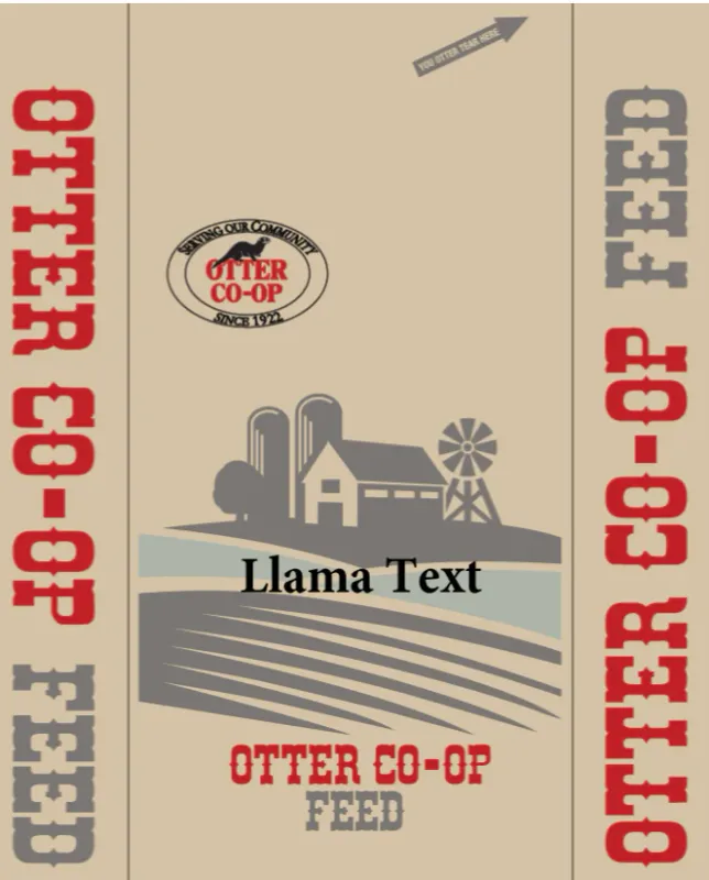 Otter Co-Op Llama Text 20KG