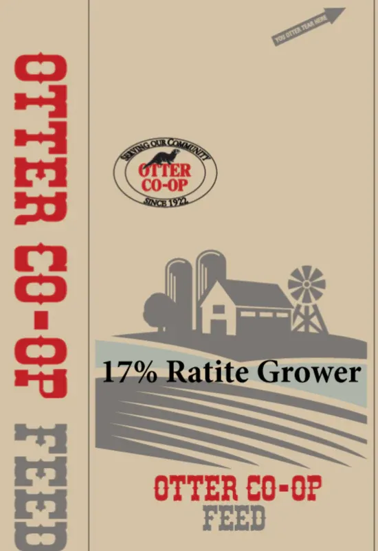 Otter Co-Op 18% Ratite Grower Pellet 20KG