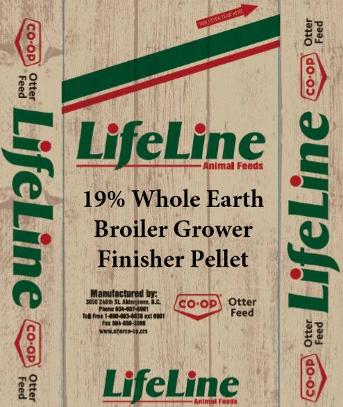 Whole Earth 19% Broiler Grower/Finisher Pellet 20KG