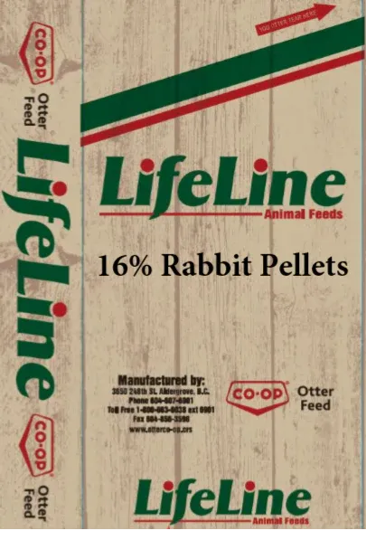 Otter Co-Op 16% Rabbit Pellets 20KG