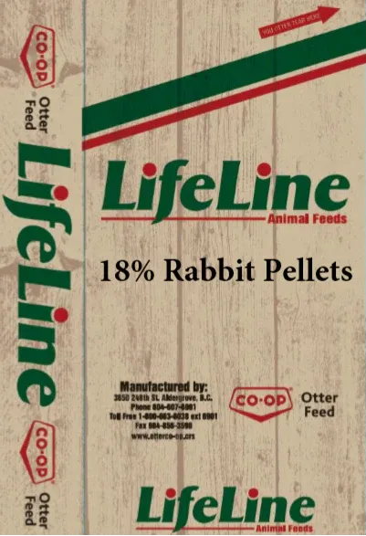Otter Co-Op 18% Rabbit Pellets 20KG