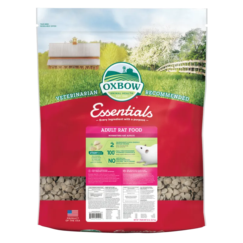 Oxbow Essentials Adult Rat Food 20lb