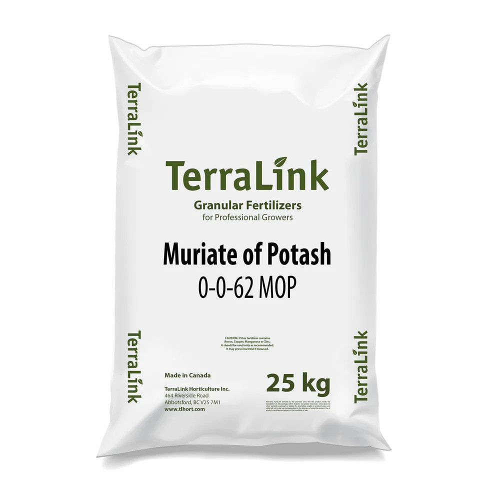 Potassium Chloride/Muriate of Potash 0-0-62 Coarse 25KG