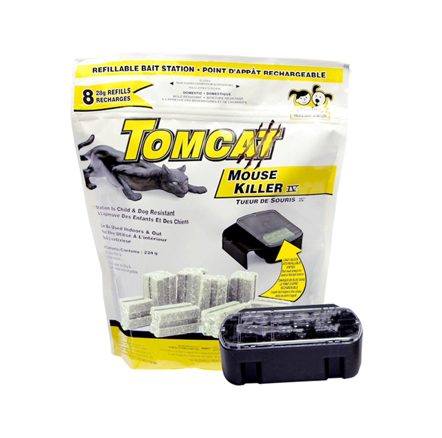 Tomcat Mouse Bait Station 8 X 28G