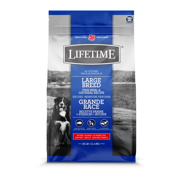 Lifetime Fish &amp; Oatmeal  Large Breed [DOG] 11.4KG