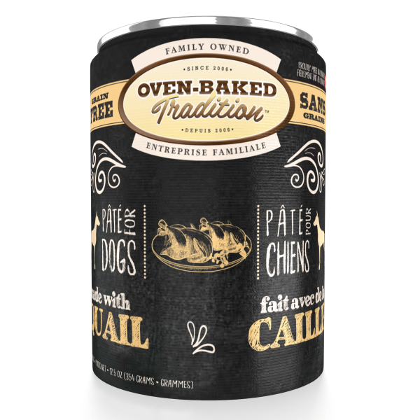 Oven-Baked Tradition Quail Pate [DOG] 12.5OZ