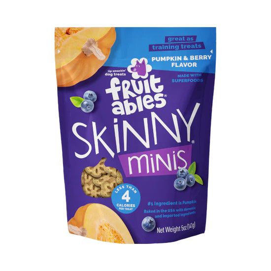 Fruitables Skinny Minis Pumpkin/Berry Chewy Treats [DOG] 141G