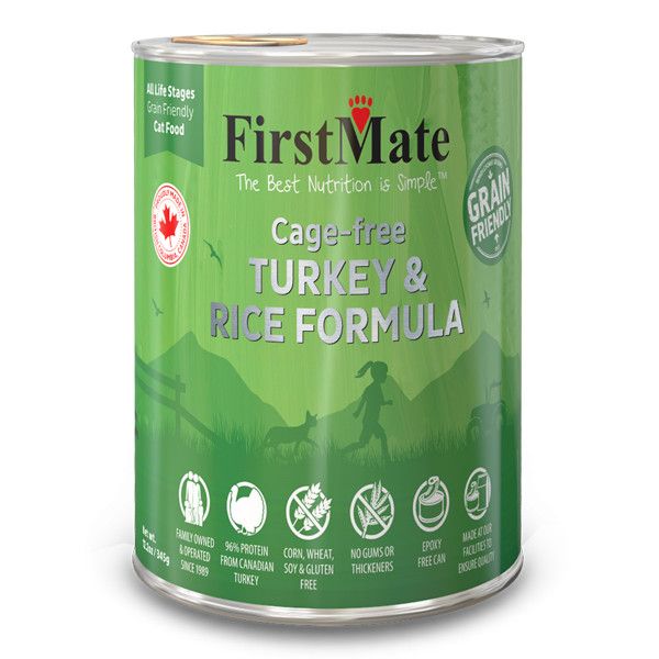 FirstMate Cage Free Turkey &amp; Rice [CAT] 12.2OZ