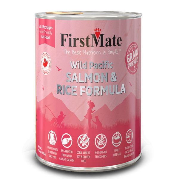 Firstmate Wild Pacific Salmon &amp; Rice [CAT] 12.2OZ