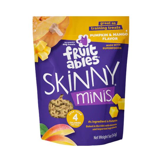 Fruitables Skinny Minis Pumpkin/Mango Chewy Treats [DOG] 141G