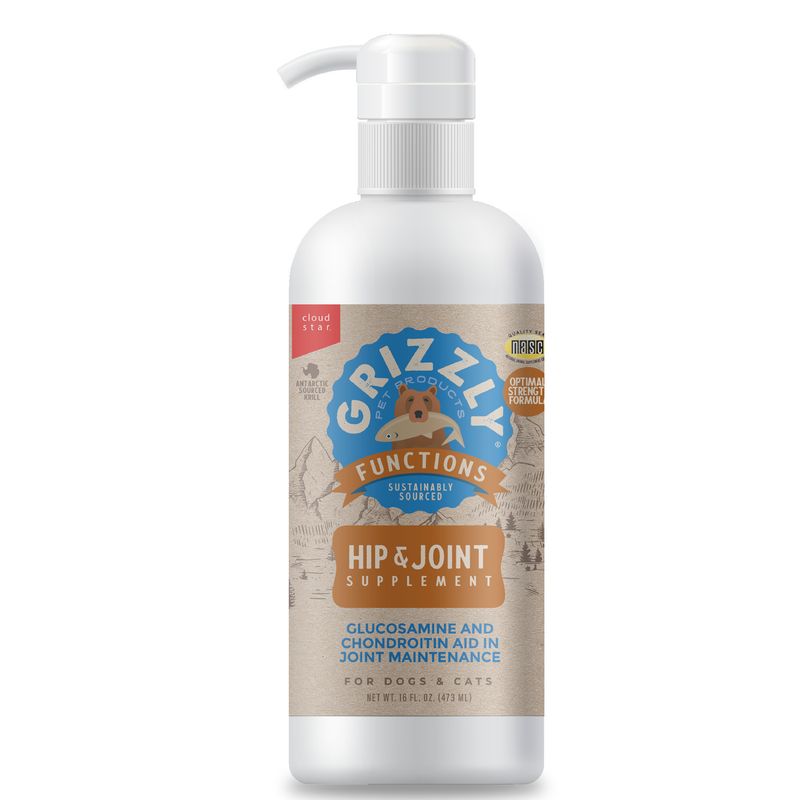 Grizzly Joint Aid Hip&amp;Joint Support Liquid Supplement 32OZ