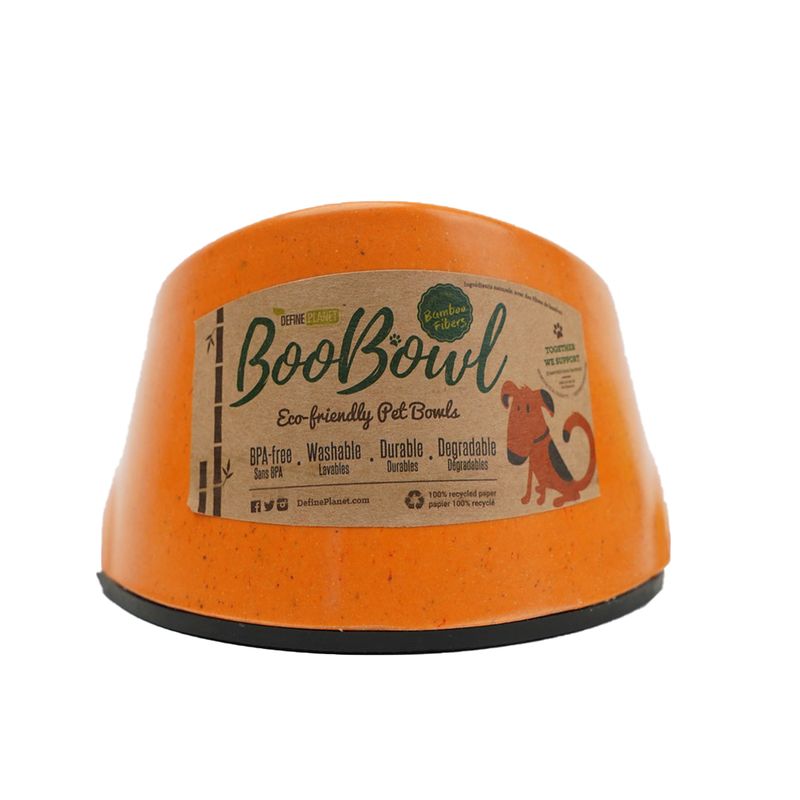 Define Planet BooBowl Round Cat Orange~