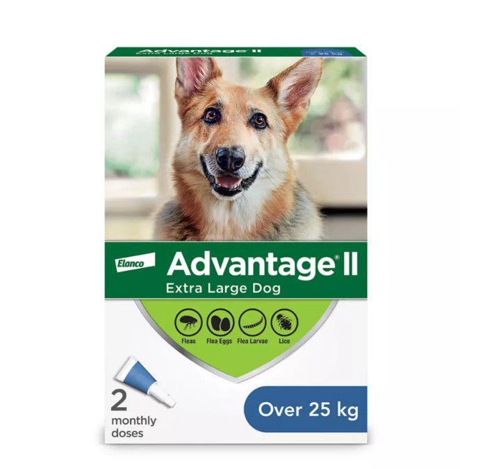 Advantage II  - 2 Dose [DOG] 25KG +