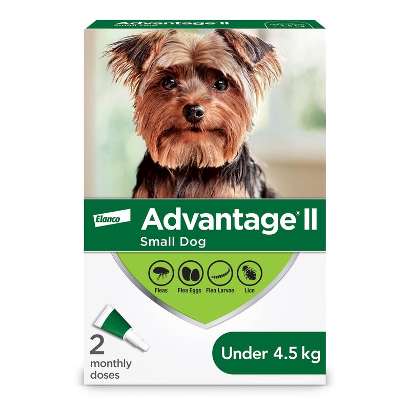 Advantage II  - 2 Dose [DOG] 0 - 4.5KG