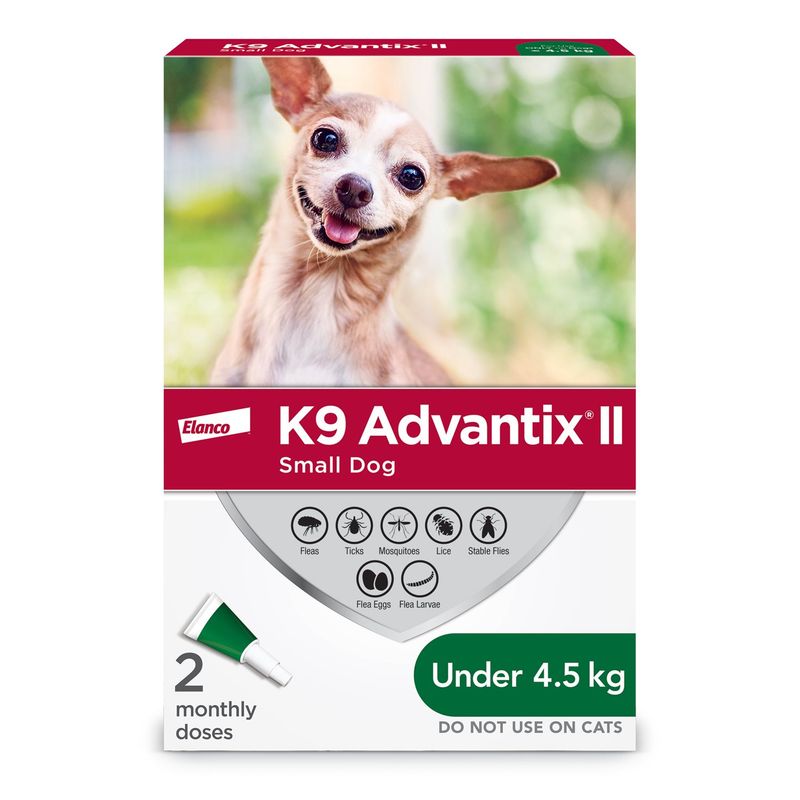 K9 Advantix II  - 2 Dose [DOG] 0 - 4.5KG